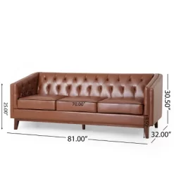 Ovando Contemporary Upholstered 3 Seater Sofa - Christopher Knight Home 26 Ovando Contemporary Upholstered 3 Seater Sofa - Christopher Knight Home -Chic Furniture Store GUEST e289f0b0 9ee2 4c56 93d8 1582c7777fca