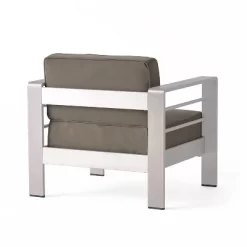 Cape Coral 5pc Aluminum And MGO Seating Set With Fire Table Khaki/Light Gray - Christopher Knight Home 19 Cape Coral 5pc Aluminum And MGO Seating Set With Fire Table Khaki/Light Gray - Christopher Knight Home -Chic Furniture Store GUEST e66e5e20 9d23 40cd 8786 523d86b275d2