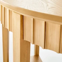 Thousand Oaks Wood Scalloped Demilune Console Table - Threshold™ Designed With Studio McGee -Chic Furniture Store GUEST eb35aaa8 f7c8 4881 b5d1 f85e53b2ca90