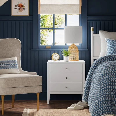 Pelham Nightstand White - Threshold™ 3 Pelham Nightstand White - Threshold™