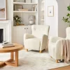 Kessler Wingback Faux Sherling Accent Chair Cream - Threshold™ Designed With Studio McGee -Chic Furniture Store GUEST edaf0d91 effb 44b9 8477 95b3d260c13d