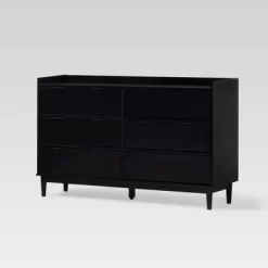 Mid-Century Modern Solid Wood 6 Drawer Double Dresser - Saracina Home 27 Mid-Century Modern Solid Wood 6 Drawer Double Dresser - Saracina Home -Chic Furniture Store GUEST f28737c7 21cc 4ac1 a20c e0fb2c873759