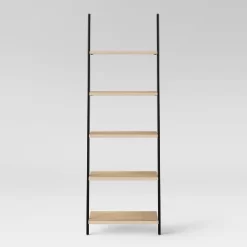 72" Loring 5 Shelf Leaning Bookshelf - Threshold™ -Chic Furniture Store GUEST f4e96bb7 5cfd 4079 96b1 158103387d69