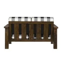 Jovie Gingham Rustic Loveseat - HOMES: Inside + Out 11 Jovie Gingham Rustic Loveseat - HOMES: Inside + Out -Chic Furniture Store GUEST f773bcaf 574a 4e27 96b6 3bc9f78da4e4