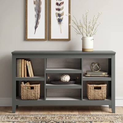 32" Carson Horizontal Bookcase With Adjustable Shelves - Threshold 3 32" Carson Horizontal Bookcase With Adjustable Shelves - Threshold