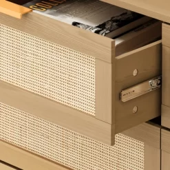 43.31" 6-Drawer Rattan Dresser For Living Room And Bedroom - ModernLuxe -Chic Furniture Store GUEST f9cd6e25 eed0 4d7a 8a11 5c3251963523