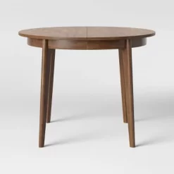 Astrid Mid-Century Round Extendable Dining Table - Threshold™ -Chic Furniture Store GUEST fa9c336d d35b 4f29 b16a a6d0555e5720