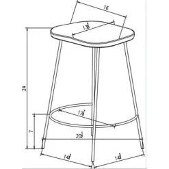 Metal Base Counter Height Barstools With Wood Seat Brown - Threshold™ Designed With Studio McGee -Chic Furniture Store GUEST fc6ba567 7d0a 4f6c a2d1 6fb42b1cfa64