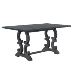 6 PCS Retro Dining Set With Unique-designed Table And Upholstered Chair-ModernLuxe -Chic Furniture Store GUEST fe9eaee8 b05d 44ca b5ff b3dd9c5c3608